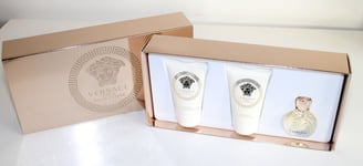 VERSACE Eros Eau de Parfum 5ml Mini Gift Set with Body Lotion & Shower Gel