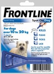 Frontline Spot On Flea & Tick For Medium Dogs 10-20kg - 1 Pipette - Avm - Gsl