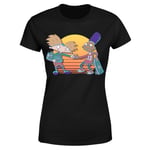 Nickelodeon Hey Arnold Buddies Women's T-Shirt - Black - S - Black