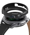 Ringke Air Sports Designed for Galaxy Watch 3 Case 45mm, Soft Flexible TPU with Raised Ring Bezel Protective Button Cover for Galaxy Watch3 45mm - Black