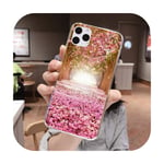 pink Cherry Blossom Sakura Bling Cute Phone Case for iPhone 11 pro XS MAX 8 7 6 6S Plus X 5S SE 2020 XR cover-a12-For iphone 7 or 8