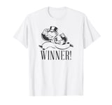 Monopoly Mr. Monopoly Winner! Classic Running Money Bag Logo T-Shirt