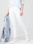 Levi's 721&trade; High Rise Skinny Jean - Western White, Denim, Size 26, Inside Leg 32, Women