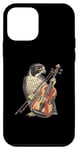 Coque pour iPhone 12 mini Faucon pèlerin jouant du violon