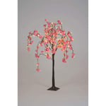 Garden Store Direct 1.2m Cherry Blossom Tree w/144 Flowers & Warm White LED's - In or Outdoor (Dark Pink)