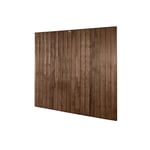 Forest Garden 6ft x 6ft Pressure Treated Brown Pressure Treated Closedboard Fence Panel 1.83m x 1.85m