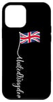 iPhone 12 mini UK United Kingdom Signature Union Jack Flag Pole (on back) Case