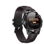 ZHYF Smart Bracelet,Sport Smart Watch Ip68 Waterproof Smartwatch Heart Rate Blood Pressure Monitoring Fitness,Red