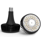 Outlet: LEDlife 60W LED lampa - 100lm/w, 90° ljusspridning, IP53 vattentät, 230V, E40 - Dimbar : Inte dimbar, Kulör : Neutral