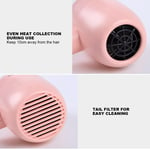 1000w Mini Hair Dryer Household Blow Dryer Electric Hair Drying Tool(Pink ) BLW