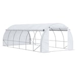 6 x 3 x 2 m Polytunnel Greenhouse Pollytunnel Tent with Steel Frame