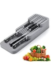 9 Slot Compact Kitchen Knife In-Drawer Organiser