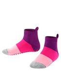 FALKE Unisex Kids Colour Block K HP Cotton Grips On Sole 1 Pair Grip socks, Pink (Crocus 6962), 3-5