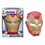 Marvel avengers Masque électronique à visière mobile d'Iron Man avec effets lumineux activés par la visière pour se déguiser comme son héros préféré