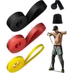 Motståndsband (3 st) Pull Up Bands Gym Bands Motstånd för träning Styrketräning Fitness Pilates Yoga Stretch Toning Pull up Resistance Band