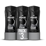 AXE Gel douche noir, lot de 3 (3 x 0,4 l)