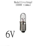 Glödlampa E5 100mA 0,6W 6V