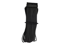 Corsair Premium Individually Sleeved (Type 4, Generation 4) - Strömkabel - 24-Pin Atx (Hona) Till 24-Stifts Atx (20+4) (Hona) - 61 Cm - Svart