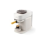 Expresso avec broyeur Philips BAR300/03 Baristina Blanc - Porte filtre jaune - 16 Bar(s) - 170g de grains