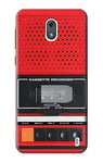 Red Cassette Recorder Graphic Case Cover For Nokia 2