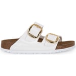 Mules BIRKENSTOCK  ARIZONA WHITE PATENT BIG BUCK CAL S