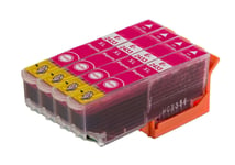 4 Magenta E-2433 Ink Cartridges for Epson XP-750, XP-760, XP-850, XP-950 Non-OEM