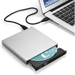 Extern USB 2.0 DVD-R &amp; CD-RW Drive Writer kompatibel med Windows 2000/XP/Vista/Windows7, alla versioner av Apple Mac