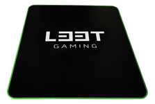 L33T-Gaming gulvmatte, svart