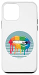 Coque pour iPhone 12 mini Lèvres lesbiennes s'embrassant drapeau arc-en-ciel Gay Pride