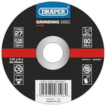 Draper 94793 DPC Metal Grinding Disc, 115 x 6 x 22.23mm