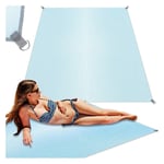 Sandfri XXL Strandmatta 200x200cm Filt