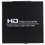 NORTH SCART+HDMI til HDMI HD Konverter og Switch Svart