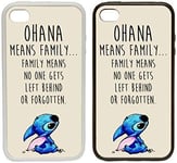 Toasted Merch Samsung S4 MINI Ohana Means Family - Beige | Clip on Phone Case Cover (Black Plastic Sides)