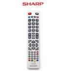 Genuine Sharp Smart TV Remote Control with Youtube 3D and NET+ Buttons