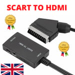 SCART to HDMI Converter Cable SCART > HDMI OLD DVD TO HD TV Video Adapter Lead