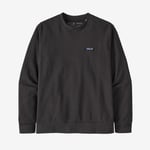 Patagonia Mens Organic Cotton Crewneck Sweatshirt (Svart (INK BLACK) Medium)