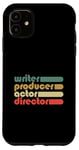 Coque pour iPhone 11 Film Maker Movie Crew Writer Producteur Acteur Directeur