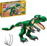 LEGO 31058 Creator Mighty Dinosaurs Toy, 3 in 1 Model, T. rex, Triceratops...