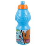 ALMACENESADAN - 4803, Pack retour à l'école pokemon; composé de bouteille d'eau 400 ml, produit réutilisable, sans BPA