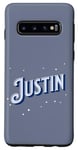 Galaxy S10 justin name personalised Case