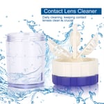Fashion Manually Plastic Cleaning Lenses Case Contact Lens Cleaner Washer UK AUS