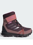 adidas Kids Terrex Snow Hook-and-Loop COLD.RDY Winter Shoes, Red, Size 10 Younger, Men