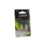 Lampa, C5W LED Röd 31 mm, 2-pack