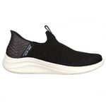 Skechers ULTRA FLEX 3.0-SMOOTH STEP Womens Slip-On Gym Fitness Trainers Black