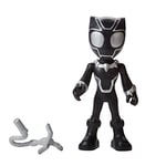 Hasbro Marvel Spidey et Ses Amis Extraordinaires, Figurine de héro géante 22 cm Black Panther, Jouet pour Enfants à partir de 3 Ans