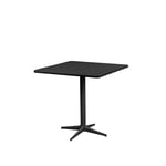 Cane-Line - Cafebordsunderrede - Drop - Lava Grey/bordsskiva 72X72 cm - Drop, Go - Lava Grey - Småbord & Sidobord utomhus - Grå