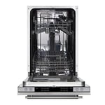 CBID450 Slimline Freestanding Integrated Dishwasher 45cm with 10 place