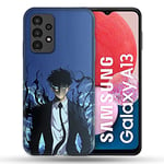Coque pour Samsung Galaxy A13 / A04S Manga Solo Leveling Sung Bleu