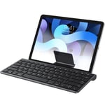 OMOTON Bluetooth Keyboard with Built-in Stand for New iPad 9 2021/iPad 8 2020-10.2, iPad Air 4-10.9, iPad Pro 11, iPad Air 3, iPad Pro 10.5, iPad Mini 6, iPhone 13, Black