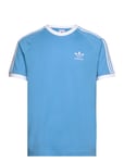 3-Stripes Tee Sport T-shirts Short-sleeved Blue Adidas Originals